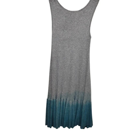 PPLA Gray and Turquoise Splash Dress Jade, Girl Small - Picture 2 of 7